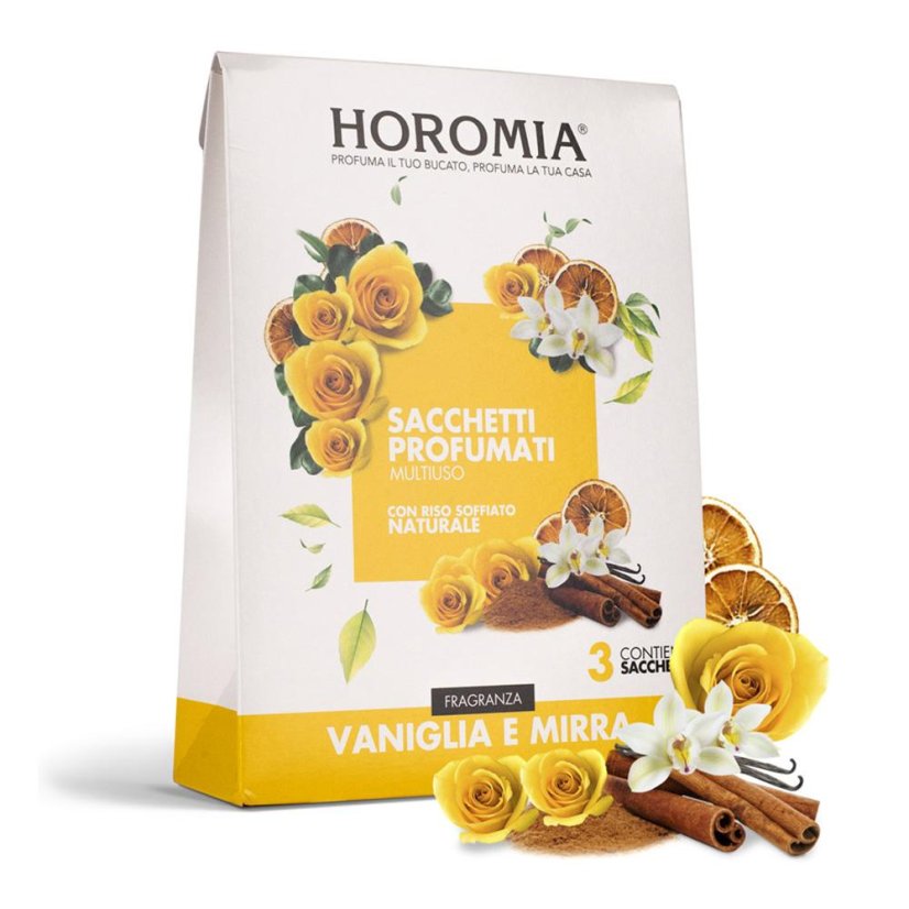 Horomia Vaniglia e Mirra scented sachets