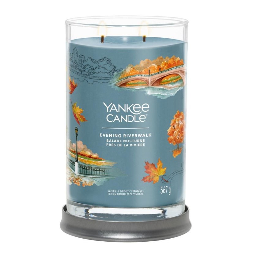 Yankee candle Signature Tumbler nagy gyertya, Evening Riverwalk