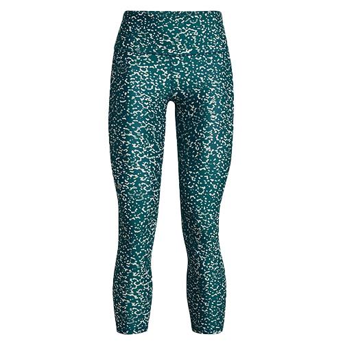 Damen-Leggings Under Armour Armour AOP Ankle Leg Green - Farbe: Türkis, Größe: M