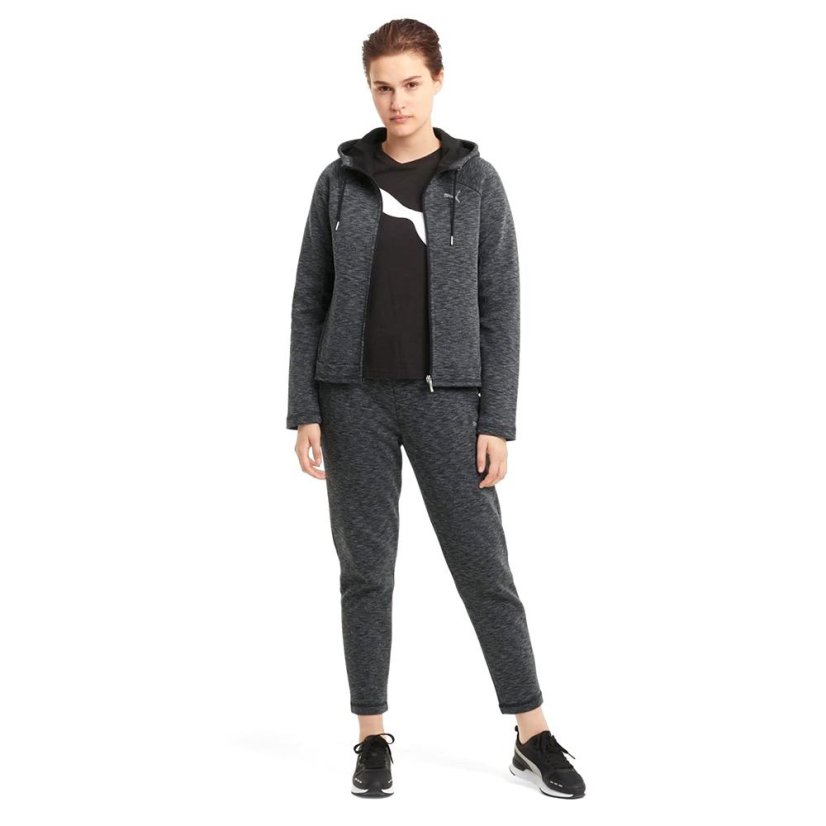 Damowa bluza z kapturem Puma Evostripe Full-Zip - Kolor: Szary, Rozmiar: XS