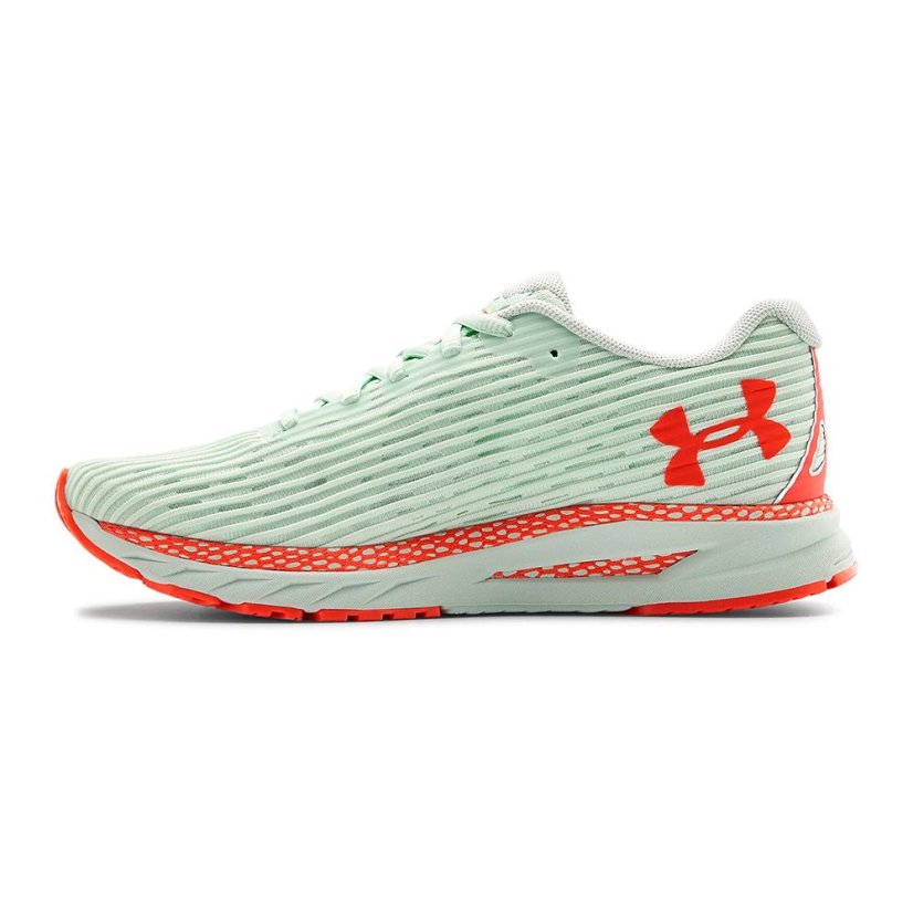 Laufschuhe Under Armour Hovr Velociti 3 W - Farbe: Orange/Grün, Größe: 37.5