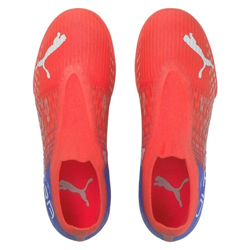 Kinder-Turfschuhe Puma Ultra 3.3 TT Jr - Farbe: Rot/Blau, Größe: 34