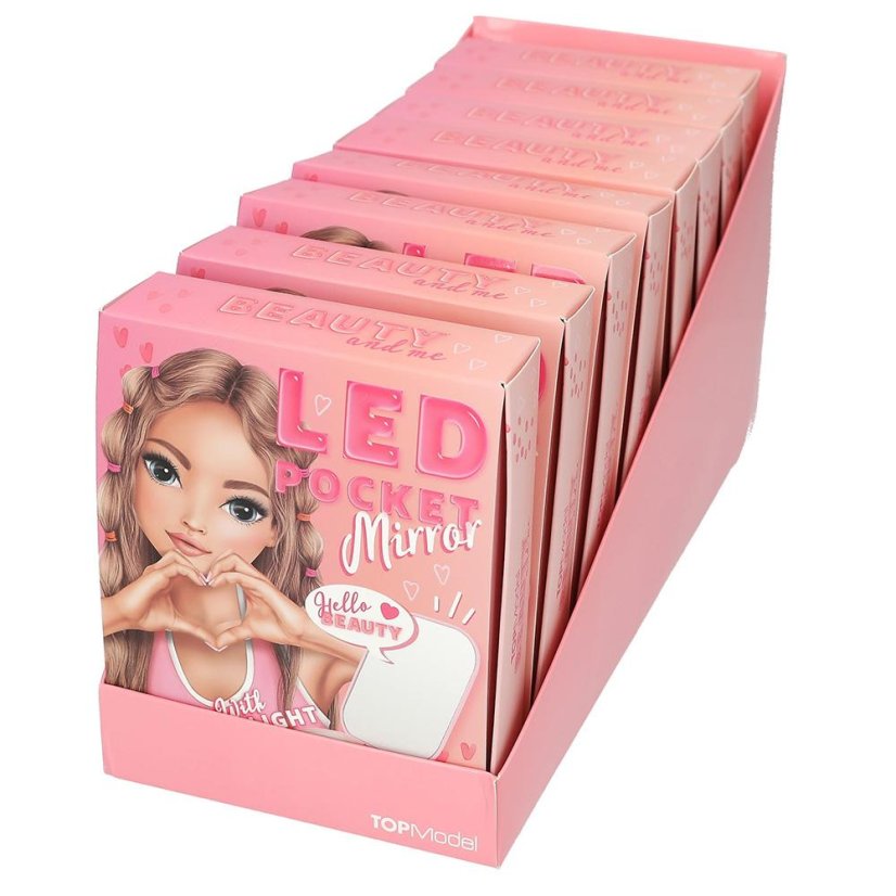 Pocket mirror with LED Top Model Beauty & Me