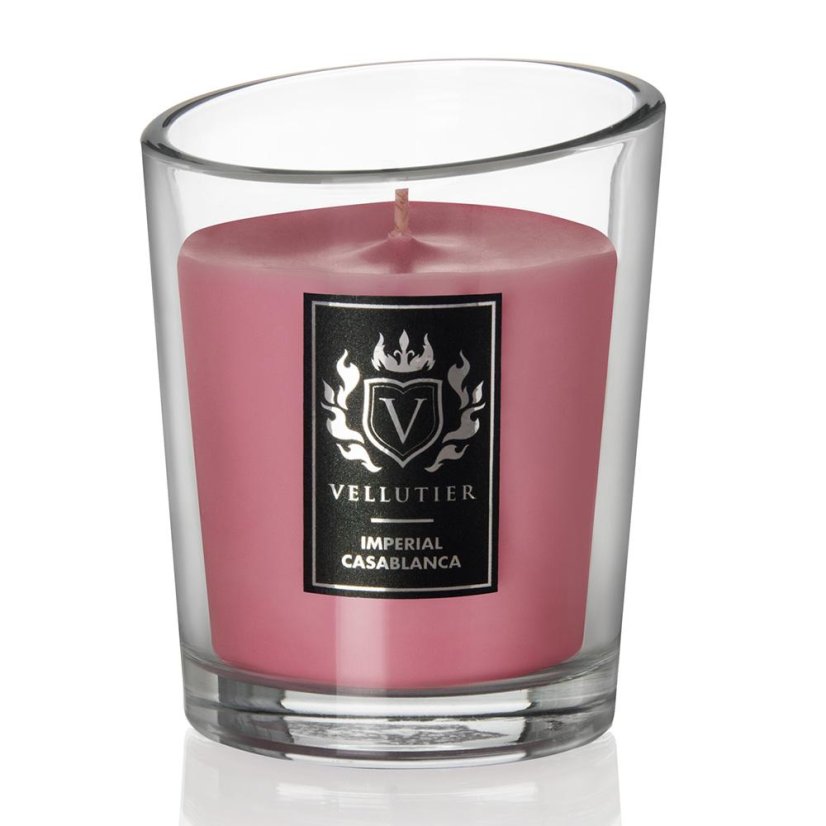Vellutier-Kerze mittelgroß, Imperial Casablanca