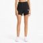 Puma Rebel 4 High Waist Women's Shorts - Color: Black, Size: L