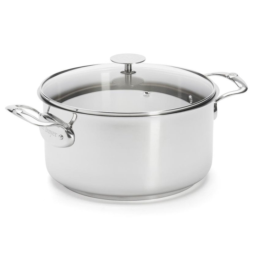 De Buyer Milady 3427.24 pot with lid, 24 cm