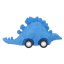 Gumi dinoszaurusz Dino World Stegosaurus kék