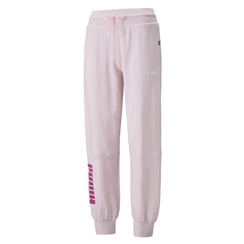 Női melegítő Puma Power Colorblock Pants TR - Szín: Rózsaszín, Méret: XL