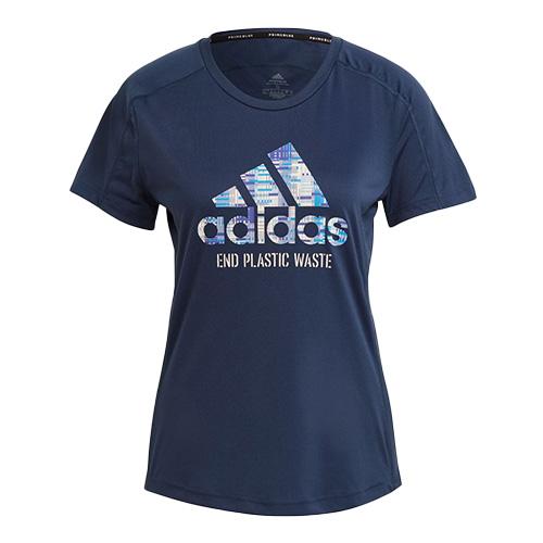 Dámske tričko Adidas Run for the Oceans - Farba: Béžová, Veľkosť: L