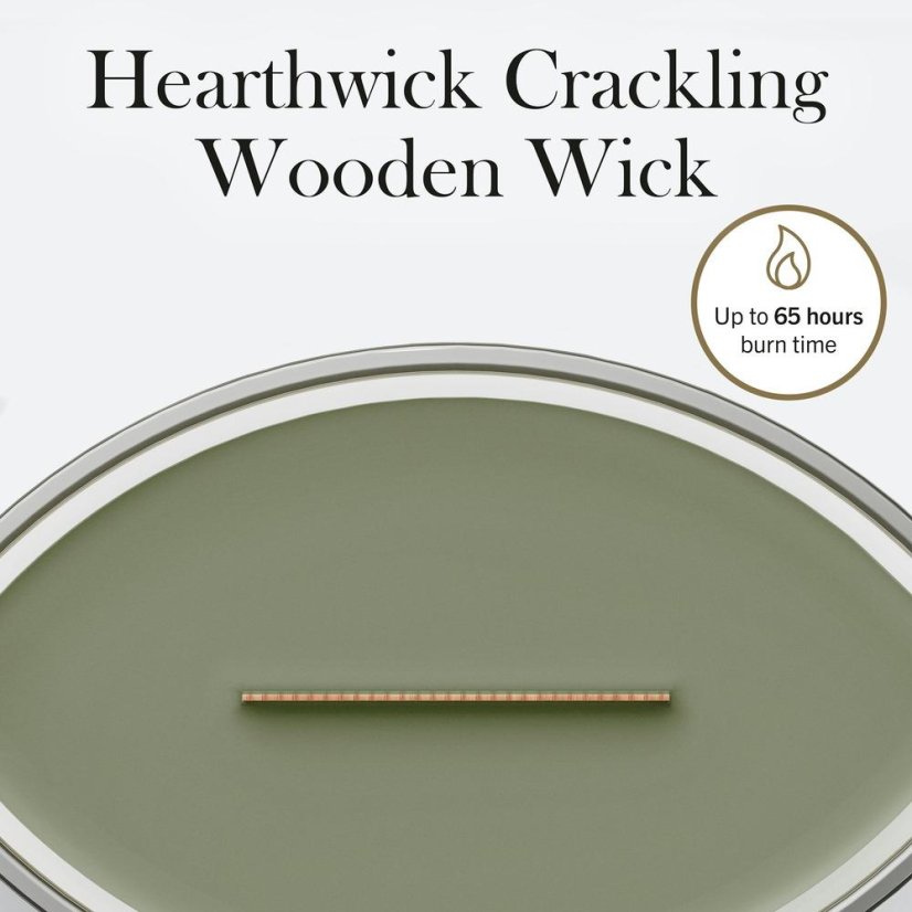 WoodWick Trilogy-Kerze im Schiffsglas, Verdant Woods
