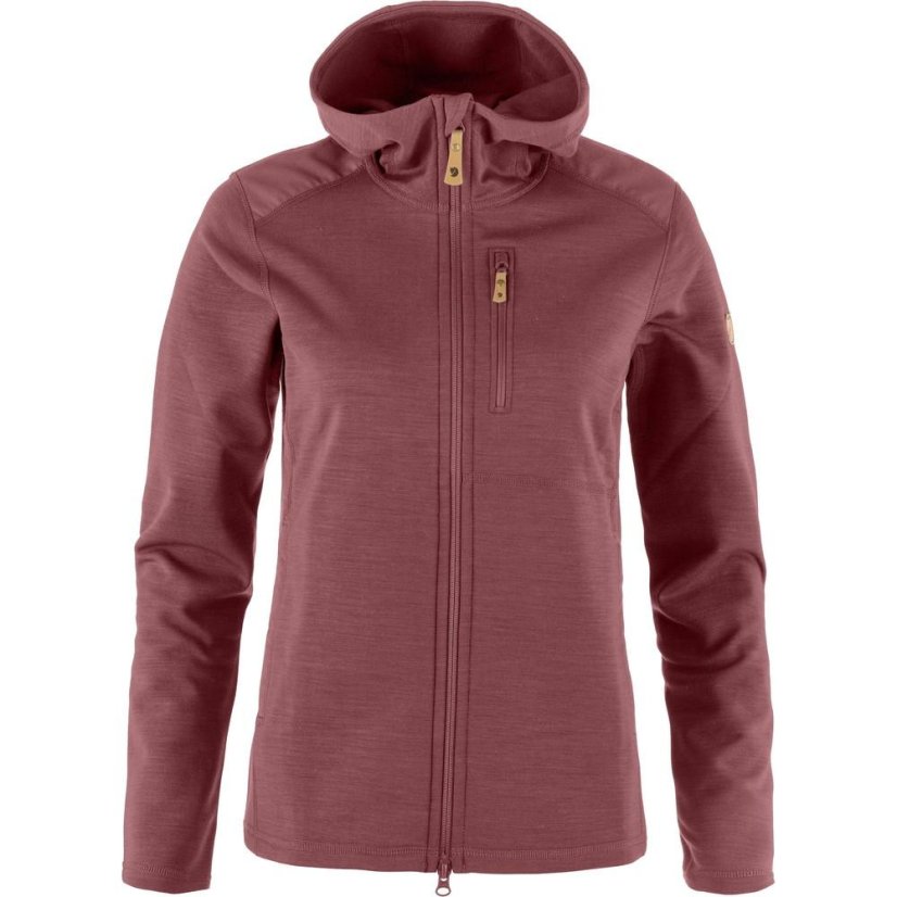 Dámská mikina Fjällräven Keb Fleece Hoodie W F86990 - Farba: Čierna, Veľkosť: M