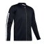 Men's Under Armour Athlete Recovery Knit Warm Up Top - Color: Black, Size: L