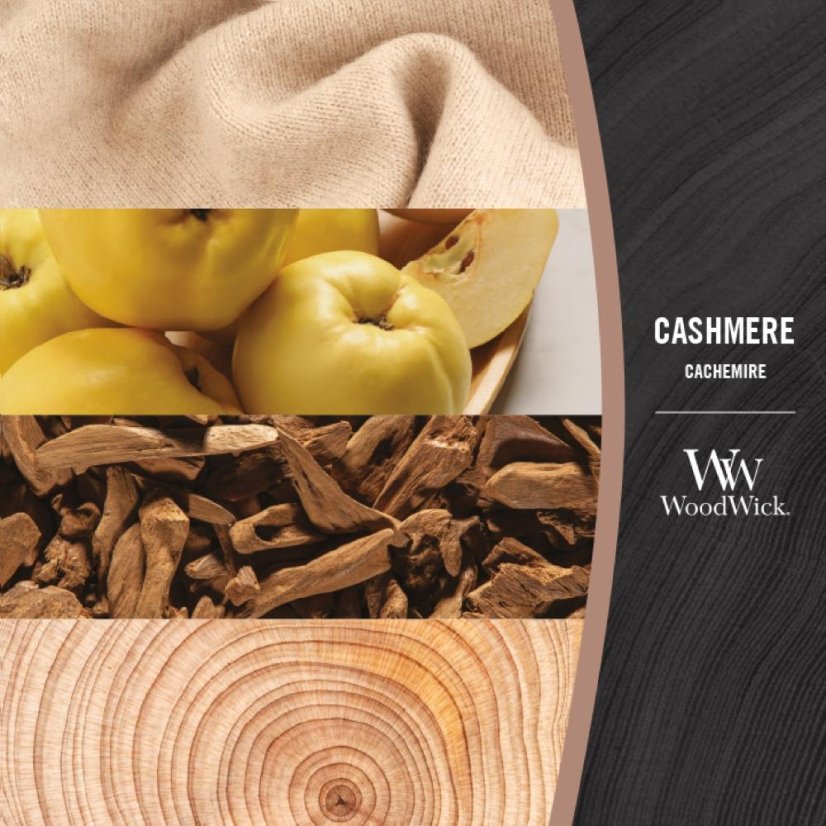 WoodWick Small Candle, Cashmere