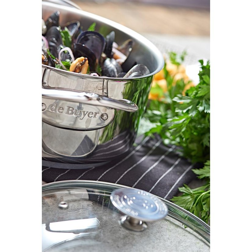De Buyer Milady 3429.18 glass lid, 18 cm