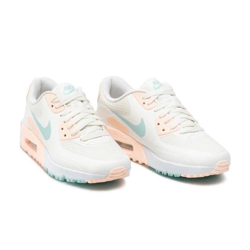 Dámská obuv Nike Air Max 90 G - Farbe: Weiß/Rosa, Größe: 38.5