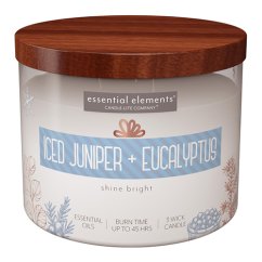 Svíčka Candle-lite, Iced Juniper & Eucalyptus