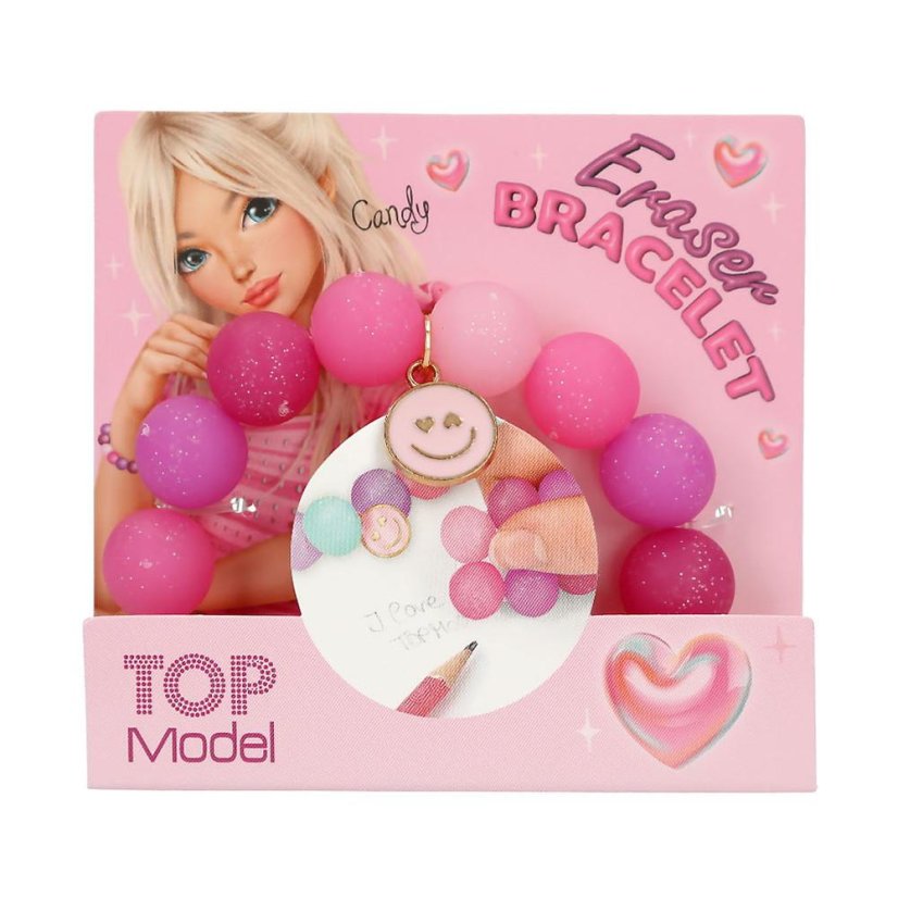 Top Model Candy Rubber Bead Bracelet