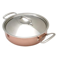 Pot with lid de Buyer Prima Matera 6241.28, 4.9 l copper