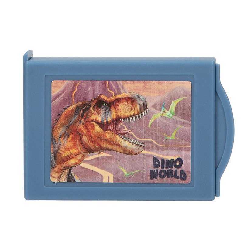 Magic eraser in a Dino World box