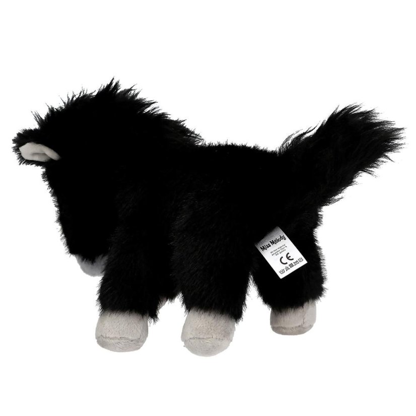 Miss Melody Plush Horse – Black, 20 cm