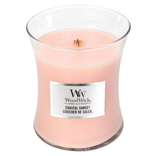WoodWick Medium Candle, Coastal Sunset WoodWick Medium Candle, Coastal Sunset
