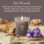 WoodWick Medium Candle, Iris Woods