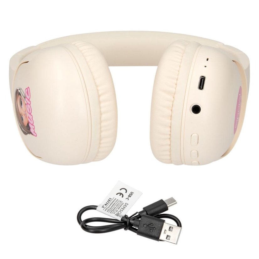 Top Model Wireless Headphones, Cream