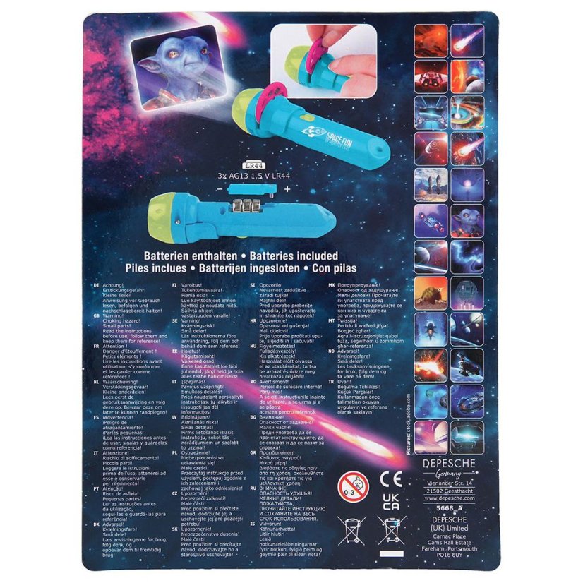 Space Fun Universe Cinema Projector, 24 pictures