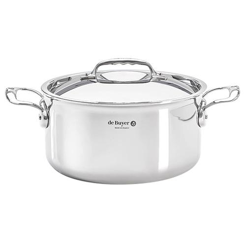 Pot with lid de Buyer Affinity 3742.20 stainless steel