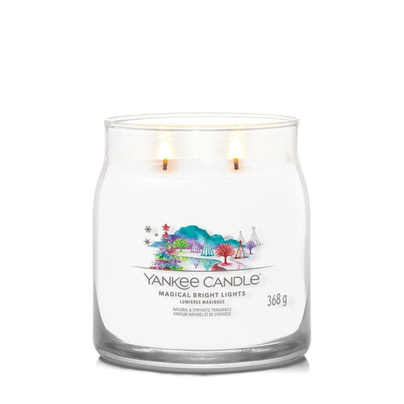 Yankee candle Signature közepes méretű gyertya, Magical Bright Light