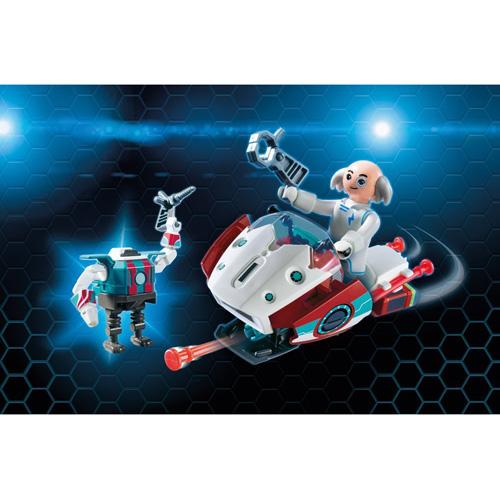 Skyjet Dr. X-szel és a Playmobil 9003 robotjával