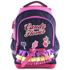 Školní batoh Target Superlight Ergo Candy Flower 17916