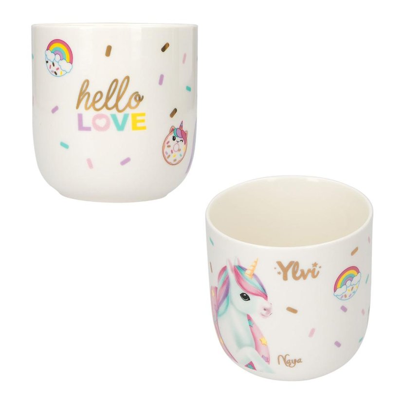 Porzellanbecher Ylvi Hello Love