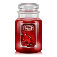 Country Candle large candle, Oľ Saint Nick