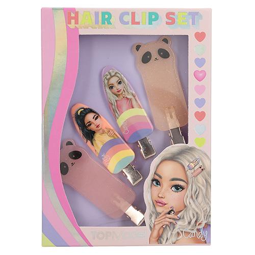 Top Model Panda Miju & Candy hair clip set