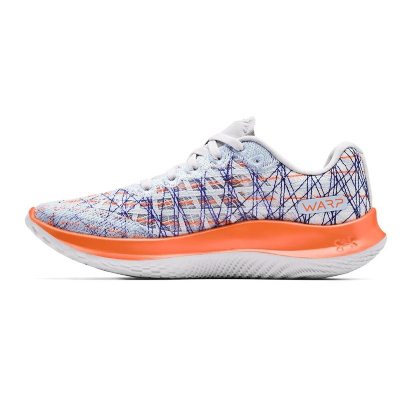 Laufschuhe Under Armour Flow Velociti Wind W - Farbe: Grau/Orange, Größe: 36.5