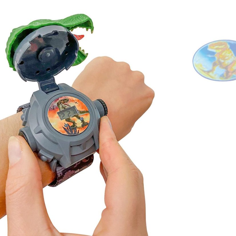 Digitale Uhr mit Projektor Dino World