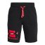 Under Armour Rival Terry BL Kids' Shorts - Color: Black, Size: L