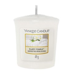Yankee candle votive candle, Fluffy Towels
