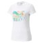 Dámske tričko Puma HF Graphic Tee - Farba: Biela, Veľkosť: XS