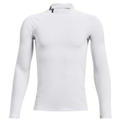 UA CG Armour Mock LS-WHT