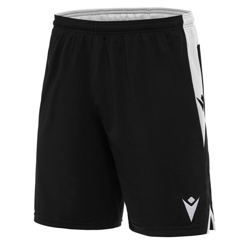 Fußballshorts Macron Tempel - Farbe: Rot/Weiß, Größe: M