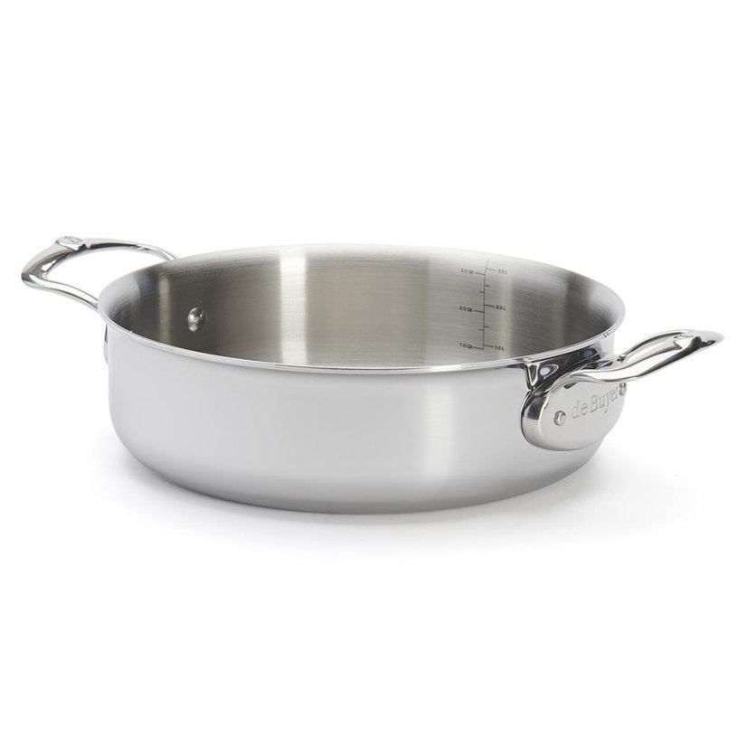 Alacsony fedeles edény de Buyer Affinity 3741.24, 24 cm