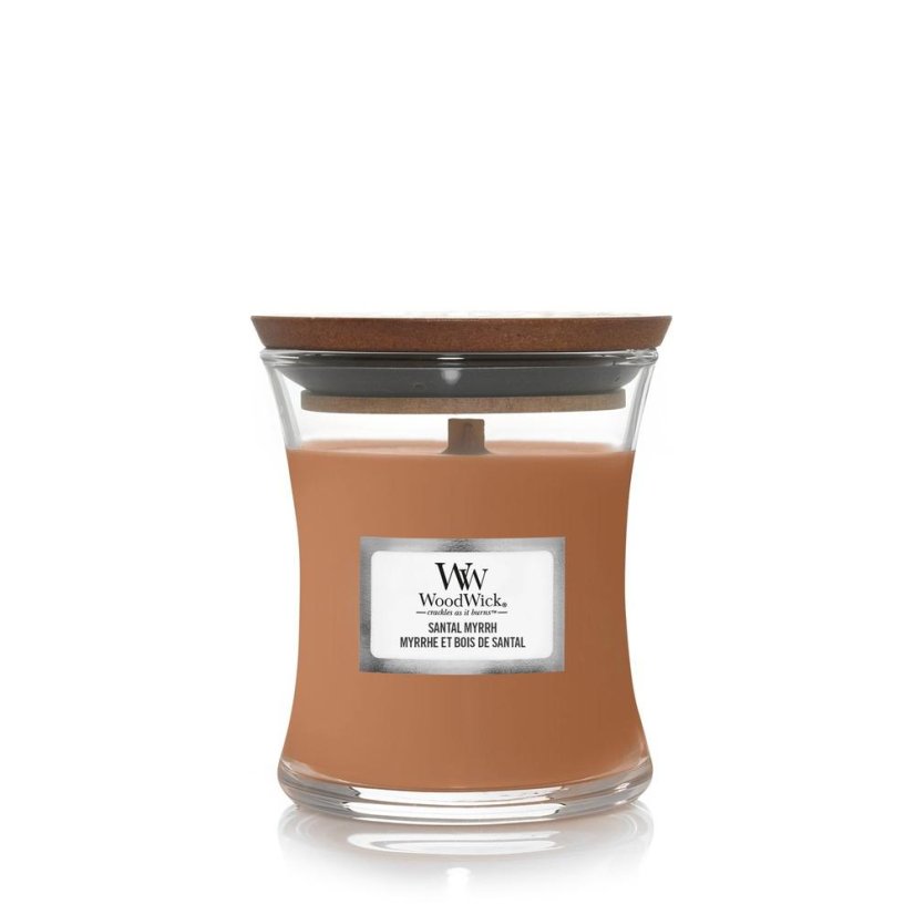 WoodWick-Kerze klein, Santal Myrrh