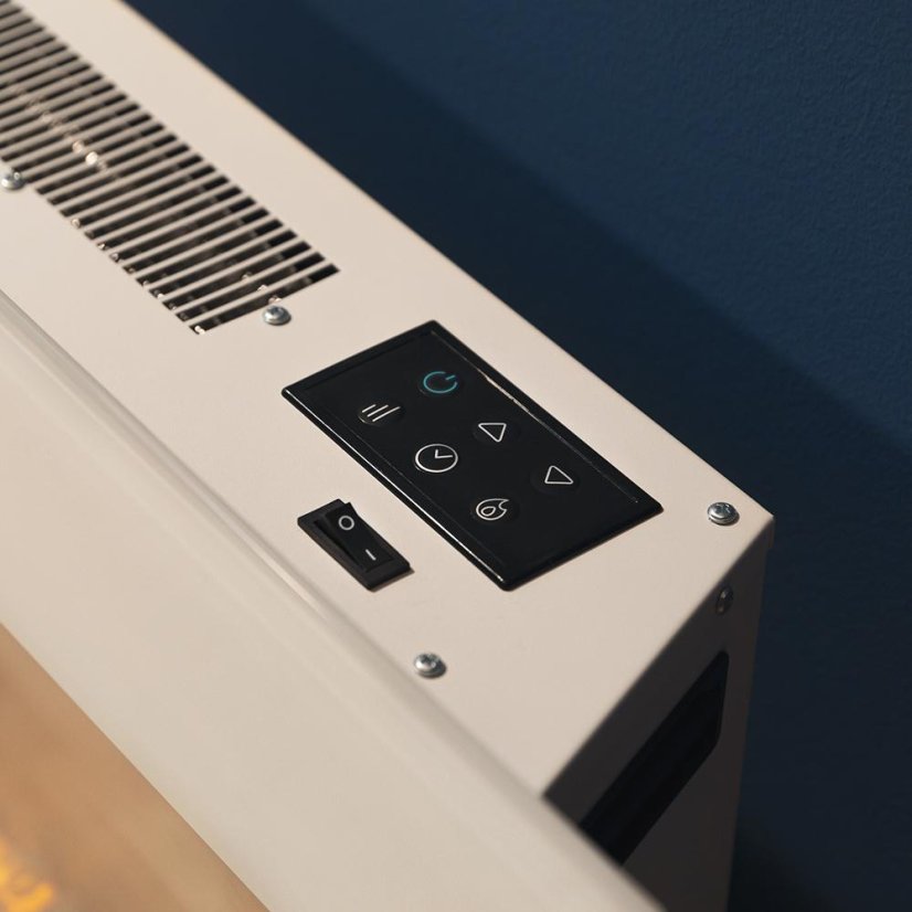 Elektrický krb Cecotec ReadyWarm 2700 Design Flames White 5832 bílý