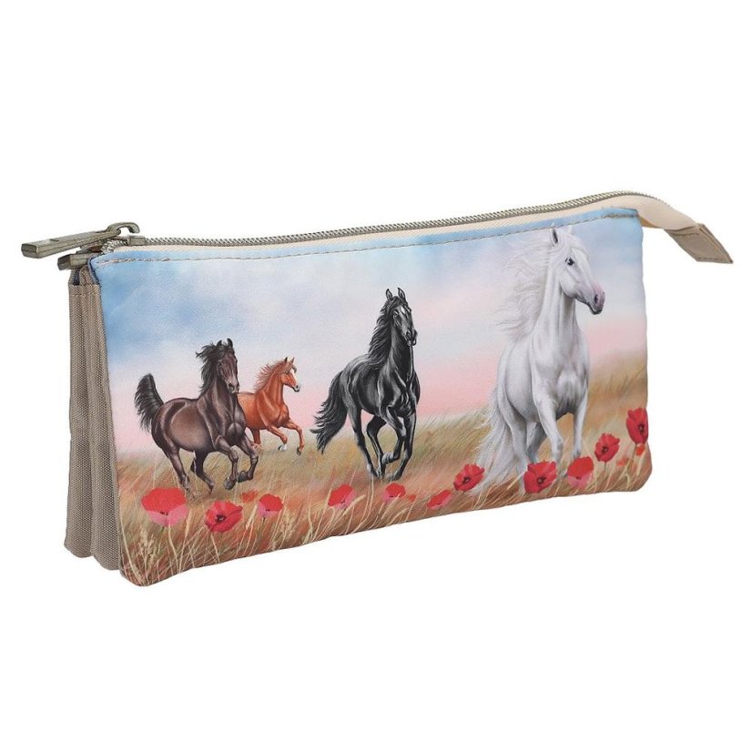 Schul-Federmäppchen Miss Melody Poppy Sand