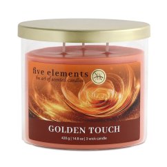 Svíčka Five Elements Golden Touch