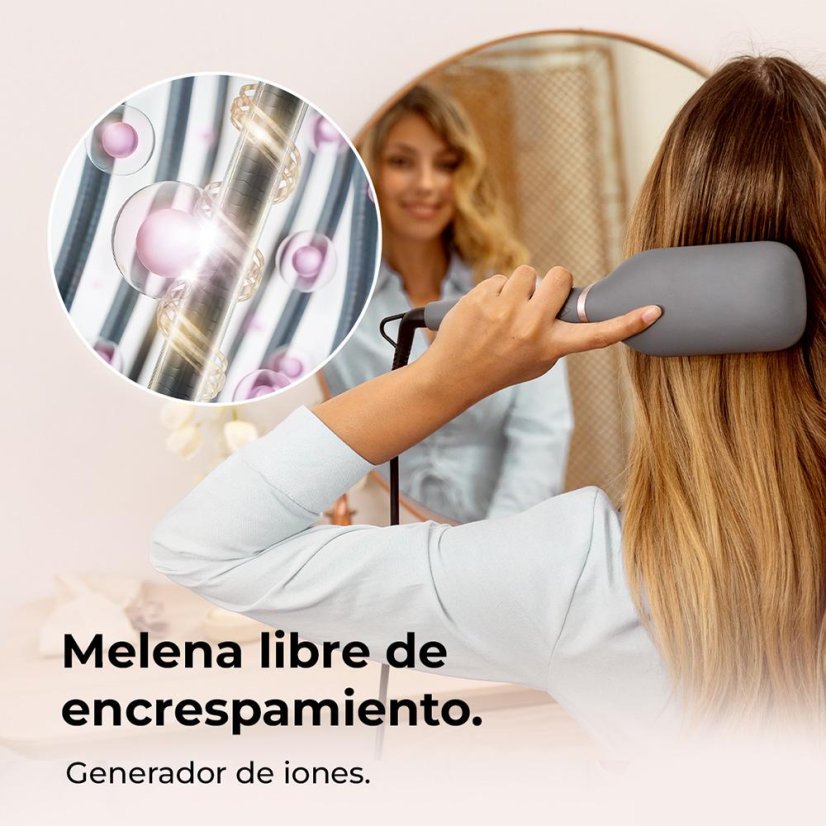 Elektrický kartáč na vlasy Cecotec InstantCare SquareBrush 1913