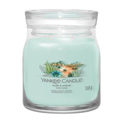 Svíčka Yankee Candle Signature střední, Aloe & Agave