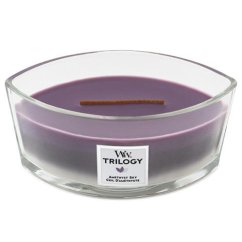 Svíčka WoodWick Trilogy loď, Amethyst Sky